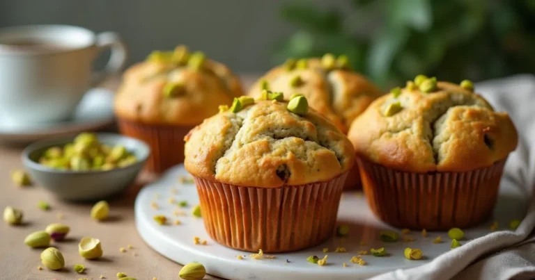 pistachio muffins