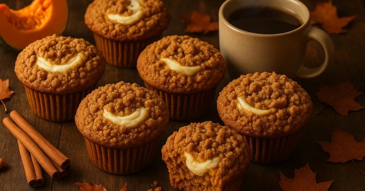 pumpkin cream cheese muffins