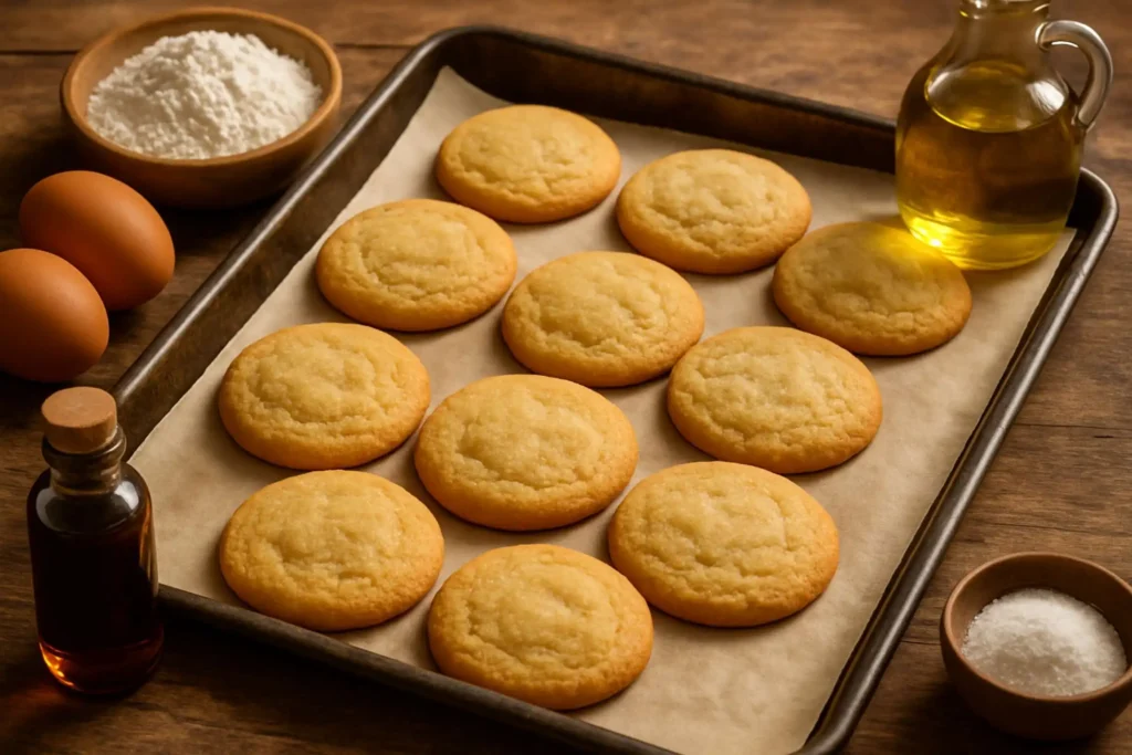 no butter cookies