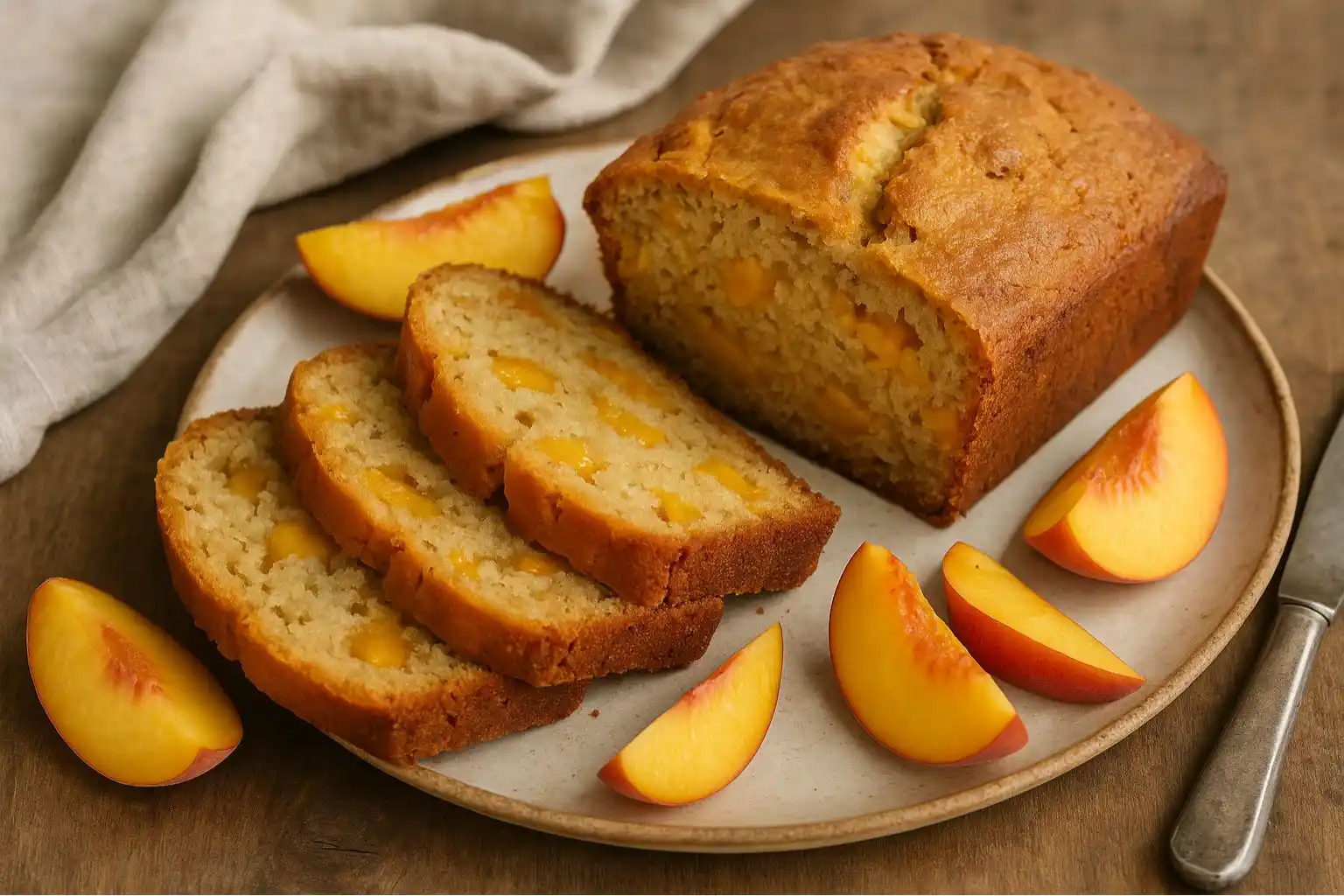 peach bread
