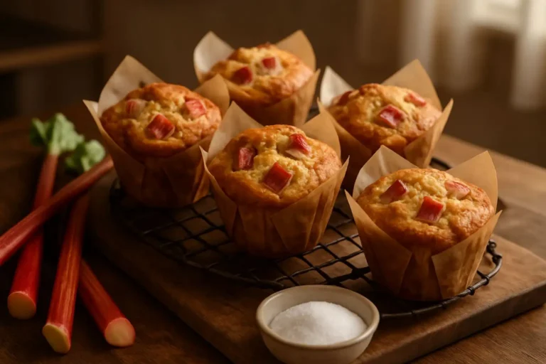 rhubarb muffins
