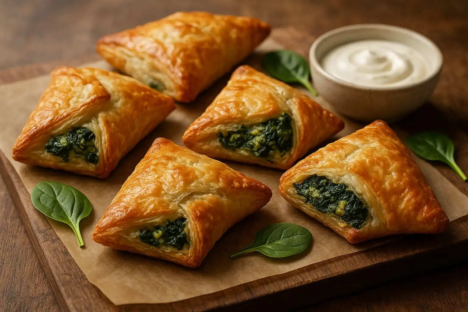spinach puff pastry